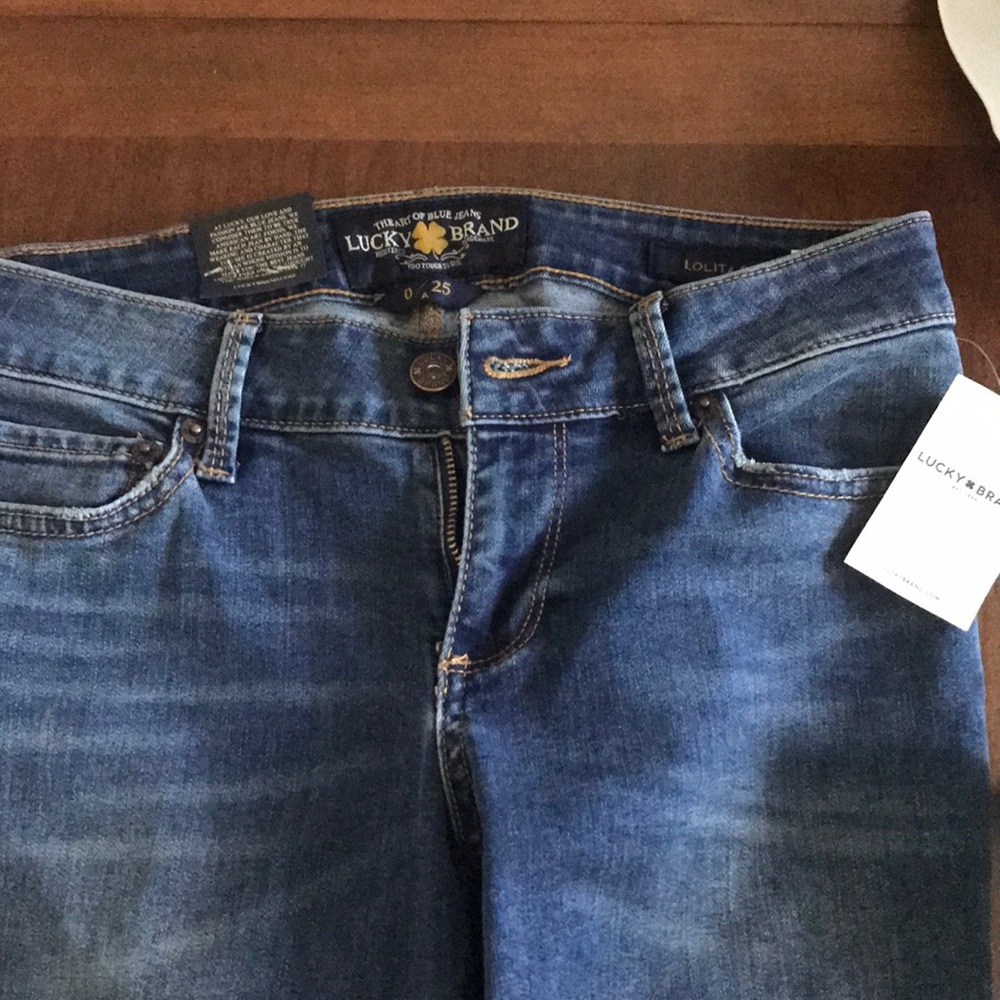 Lucky Brand Lota Mid Rise Boot Jeans